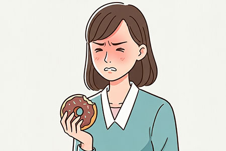 中くらいの大きさのむし歯