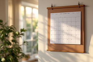 壁掛けカレンダー