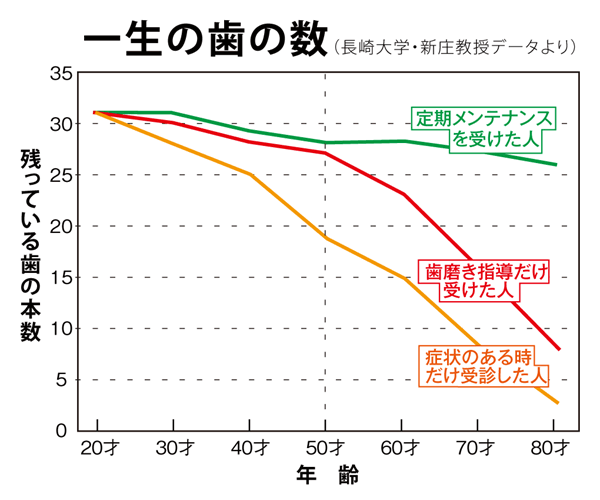 一生の歯の数
