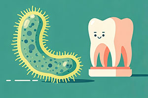 虫歯や歯周病のイメージ